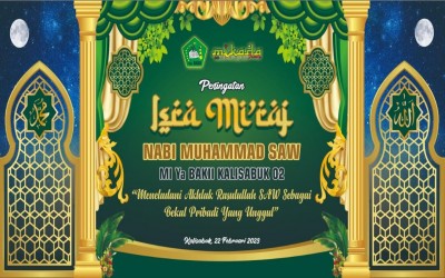 Peringatan Isra Miraj MI Ya BAKII KALISABUK 02